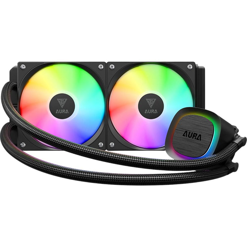 COOLER LIQUID GAMDIAS AURA GL240 V2 ARGB 240MM PWM/2FAN/BLACK 1GTA.BR