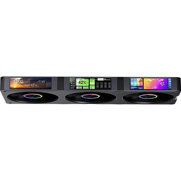 COOLER LIQUID JONSBO TF3-360SCB PANTALLA DIGITAL ARGB 397MM PWM/3FAN/BLACK