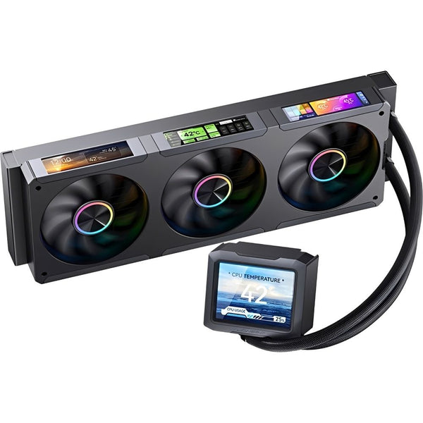 COOLER LIQUID JONSBO TF3-360SCB PANTALLA DIGITAL ARGB 397MM PWM/3FAN/BLACK
