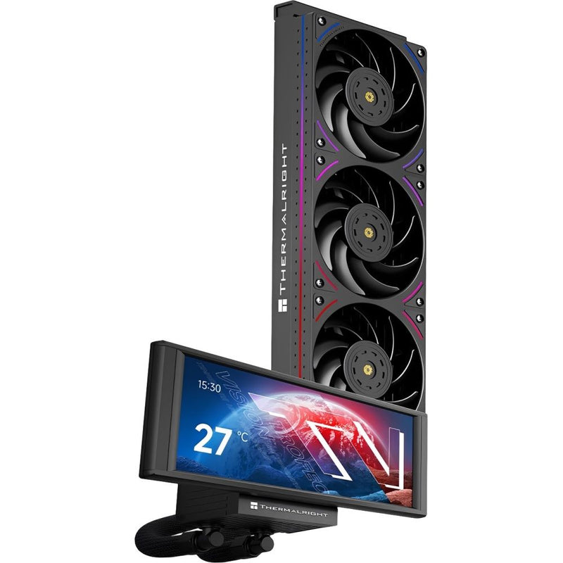COOLER LIQUID THERMALRIGHT TROFEO VISION 360 ARGB C/PANTALLA LCD 6.86" IPS/3FAN/BLACK