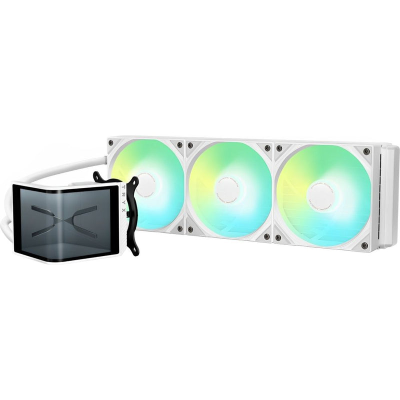 COOLER LIQUID TRYX PANORAMA SE 360 ARGB WHITE AIO 6.5"/AMOLED CURVED SCRREN/3D EFFECT/TDP
