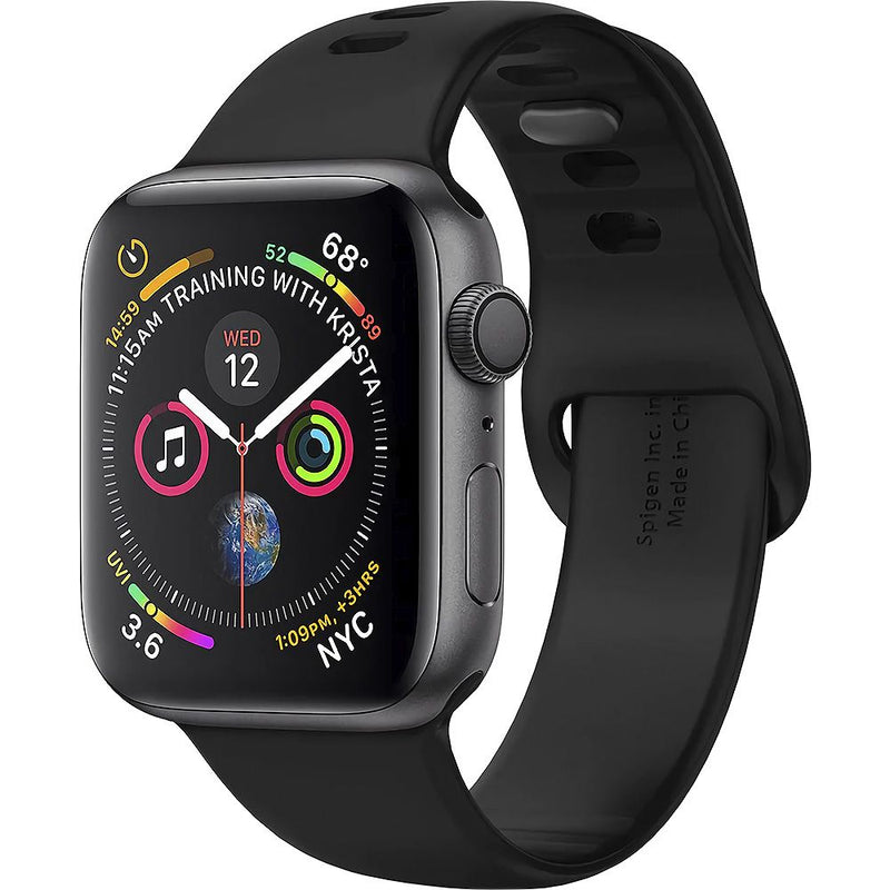 PULSERA SPIGEN P/ APPLE WATCH 42/44/45/49MM SILICONE FIT BLACK 062MP25400 106906