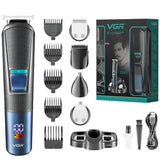 TRIMMER VOYAGER VGR V-108 10-IN-1 LCD/RECARGABLE/BLACK/BLUE 115756