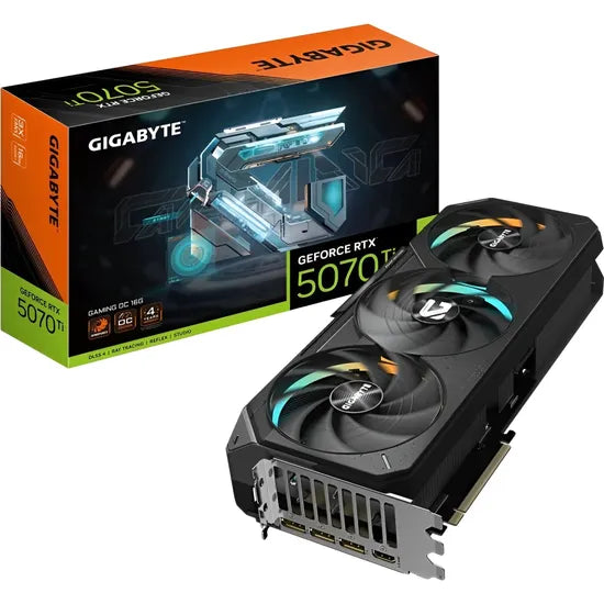 VGA GIGABYTE RTX5070 TI GAMING BLACK 16GB/GDDR7/2452MHZ/3FAN 3GTA.BR-PY Product