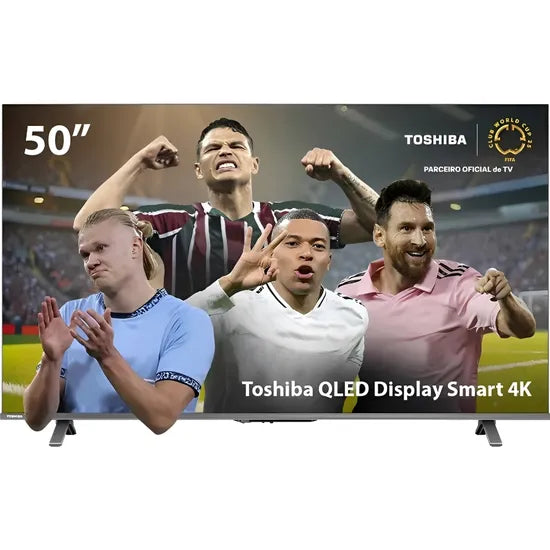 TV SMART 50"" TOSHIBA 50C450NS QLED 4K/FLS/GOOGLE TV/DA/DIG/VOICE REMOTE/BT/CAST/HDR10+