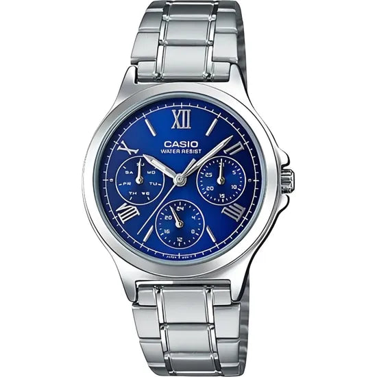 RELOJ CASIO VINTAGE LTP-V300D-2A2UDF SILVER/BLUE Product