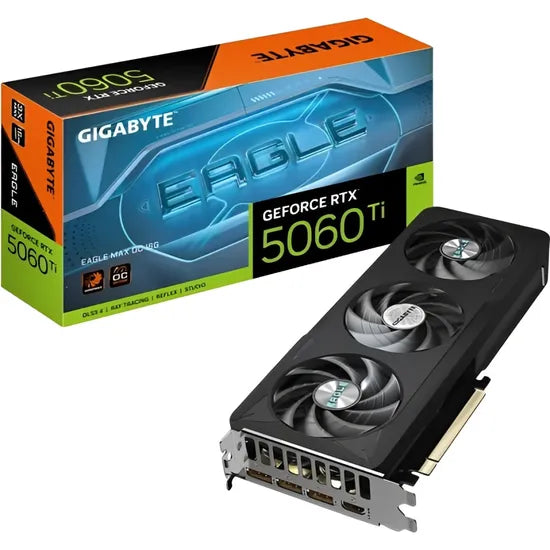 PLACA DE VIDEO GIGABYTE RTX5060 TI EAGLE MAX OC 16G 16GB/GDDR7/2572MHZ/3FAN 3GTA.BR-PY Product