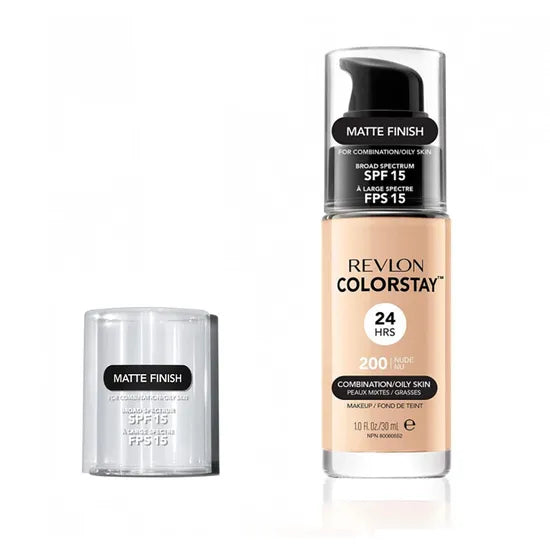 BASE REVLON COLORS. PIEL OLEOSA SPF15 200 NUDE Product