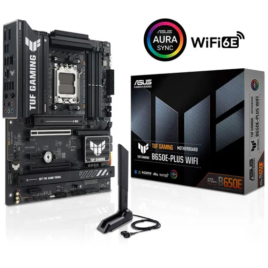 PLACA MADRE ASUS AM5 TUF GAMING B650E-PLUS WIFI HDMI/DP/USB3.2/3M.2/DDR5/ATX