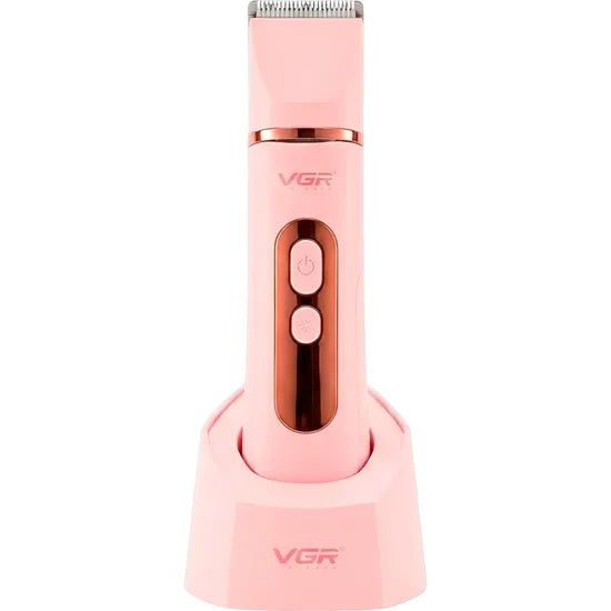 KIT DEPILADOR VGR V-763 5-EN-1 RECARGABLE PINK