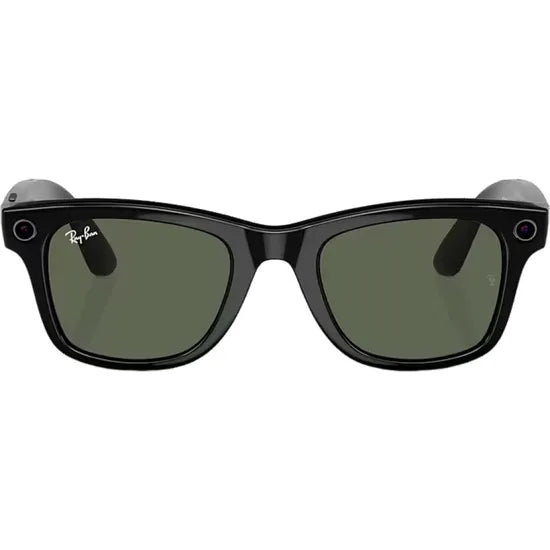 LENTE DE SOL RAY BAN META WAYFARER RW4006 SHINY BLACK G15 GREEN REGULAR B0CGXX2HG5