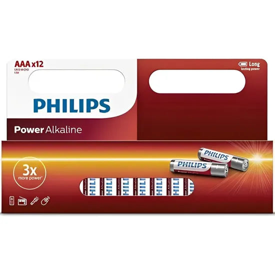 PILA ALCALINA PHILIPS AAA LR03P12B/97 C/12 Product