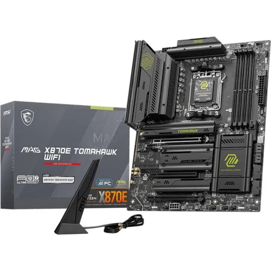 PLACA MADRE MSI AM5 X870E MAG TOMAHAWK WIFI HDMI/USB3.2/4M.2/DDR5/ATX Product