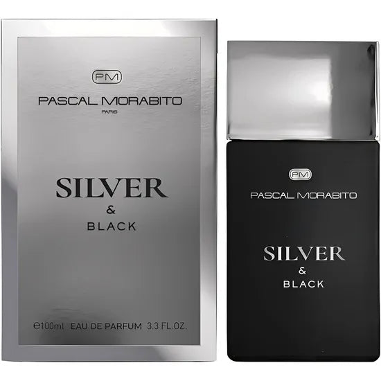 PERFUME  SILVER & BLACK EDP 100ML - MASCULINO