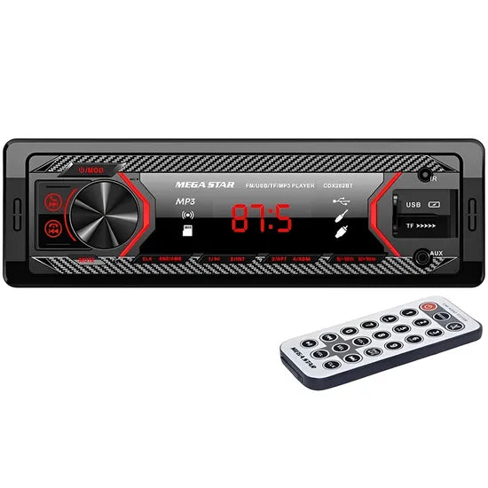 CAR AUDIO MEGA STAR CDX262BT BT/2USB/TF/MP3/FM/AUX/BLACK
