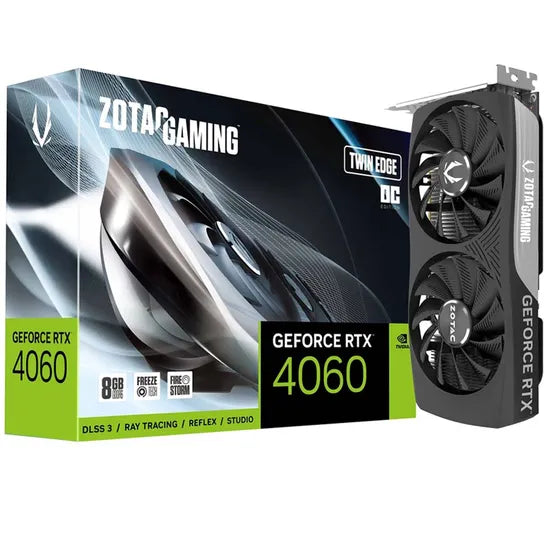 VGA ZOTAC RTX4060 TWIN EDGE OC 8GB/GDDR6/128BIT/2FAN/ZT-D40600H-10M Product