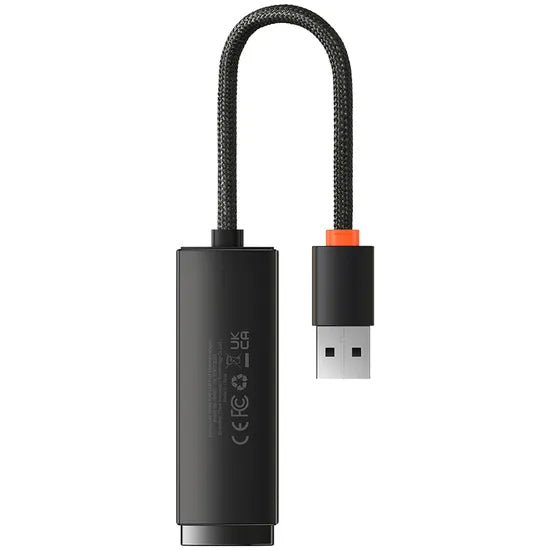 ADAP. USB-A / ETHERNET RJ45 BASEUS WKQX000001 100MBPS BLACK Product