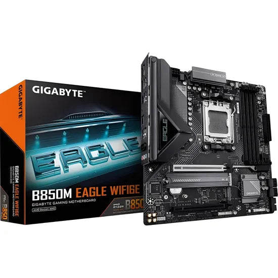 PLACA MADRE GIGABYTE AM5 B850M EAGLE WIFI6E HDMI/2DP/USB 3.2/2M.2/DDR5/MATX Product