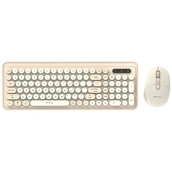 KIT TECLADO+MOUSE WIRELESS FTX FTXGK02 BT GOLD ESPAÑOL Product