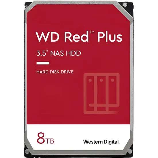 DISCO DURO 8TB INT  3.5"" SATA3 WD NAS WD80EFPX RED PLUS 256MB 5640RPM (GTA BRASIL)