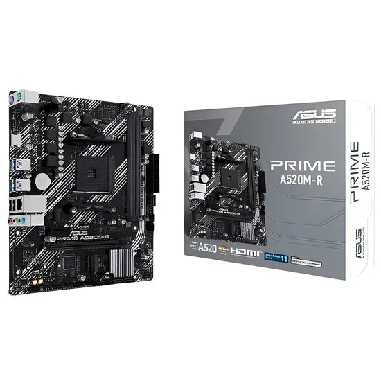 PLACA MADRE ASUS AM4 A520M-R PRIME HDMI/USB3.2/2M.2/DDR4/MATX Product