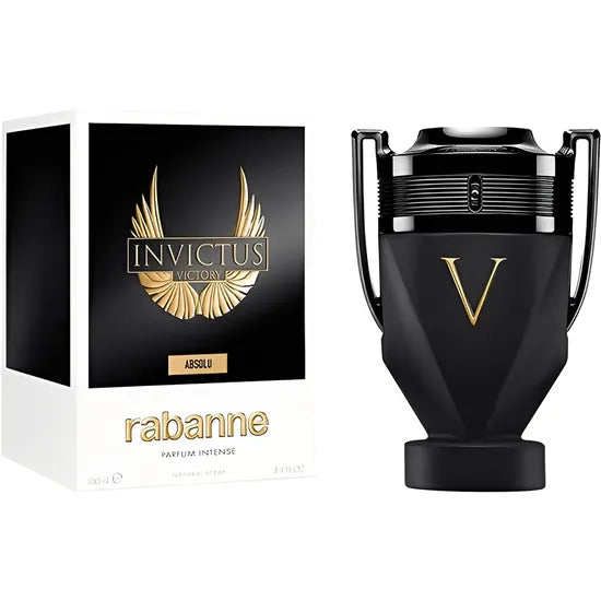 PERFUME  RABANNE INVICTUS VICTORY ABSOLU PARFUM INTENSE 100ML - MASCULINO