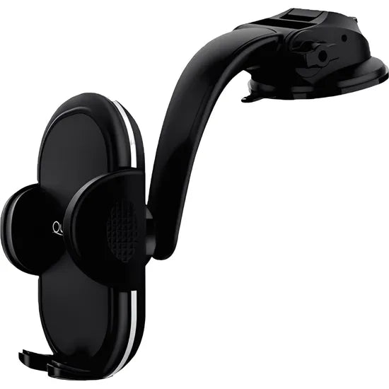 SOPORTE CELULAR P/AUTO QUANTA QTSCA10 CLEAN VIEW TABLERO/VENTOSA/BLACK Product