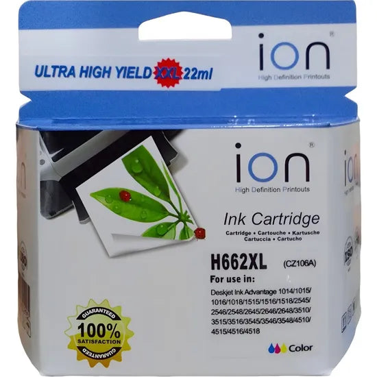 TINTA ION HP 662XL 22ML COLOR CZ106A