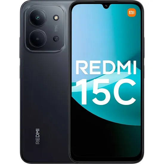 CELULAR XIAOMI REDMI 15C LTE DUAL 256GB/4GB RAM MIDNIGHT BLACK