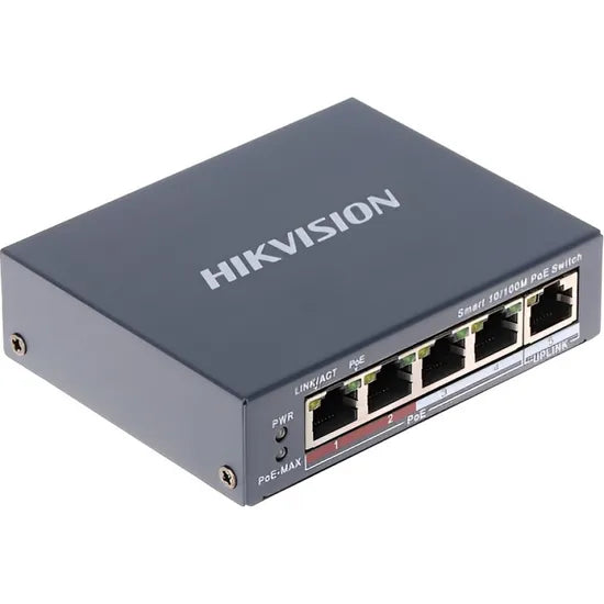 HIKVISION HUB SWITCH 04P DS-3E1105P-EI/M POE 10/100MBPS Product