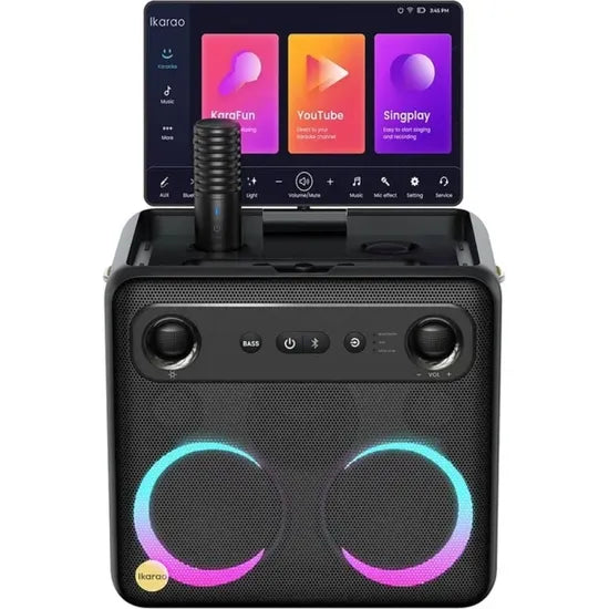 SPEAKER JOOG BREAK X2 KARAOKE PANTALLA 10.1""/600W/2MIC WIRELESS/BT/WIFI/BLACK Product