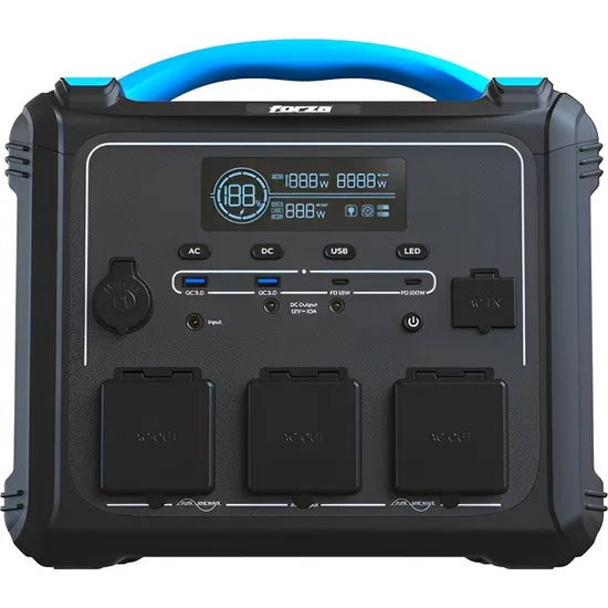 ESTACION DE ENERGIA PORTATIL FORZA FPP-T1202 1200W LCD BLACK 220V Product