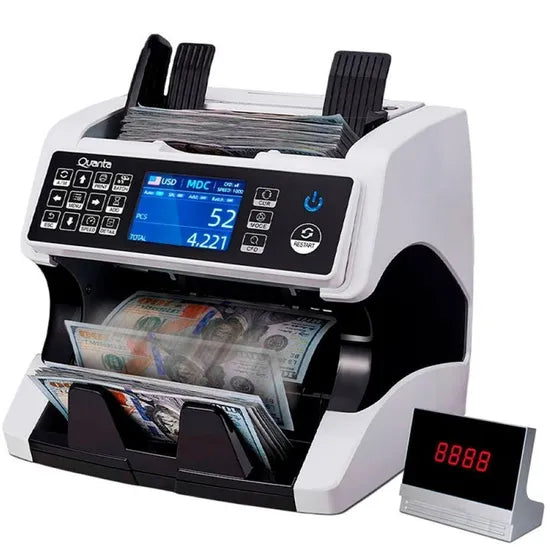 CONTADOR DE DINERO QUANTA QTCDD25 BIVOLT BLACK/WHITE Product