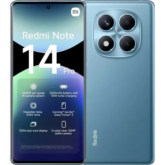 CEL XIAOMI REDMI NOTE 14 PRO LTE DUAL 256GB/8GB OCEAN BLUE Product