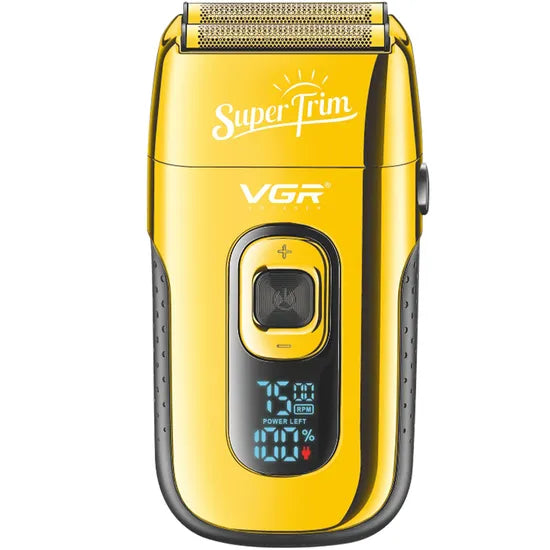 AFEITADORA/TRIMMER VGR V-332 2-IN-1 LCD/RECARGABLE GOLD