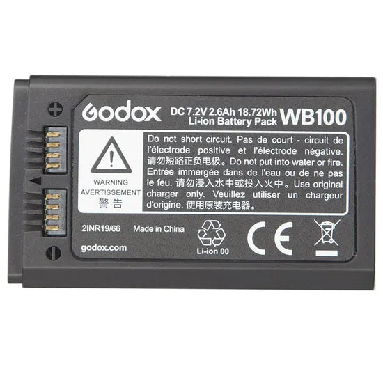 BATERIA GODOX WB100 P/FLASH AD100 PRO