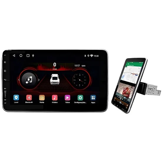 CAR AUDIO HETZER UNIVERSAL 1DIN 10.1"" CAM RE/FM/CARPLAY/ANDROID AUTO Product