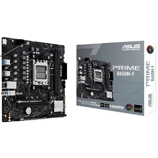PLACA MADRE ASUS AM5 B650M-F PRIME HDMI/USB3.2/M.2/DDR5/MATX