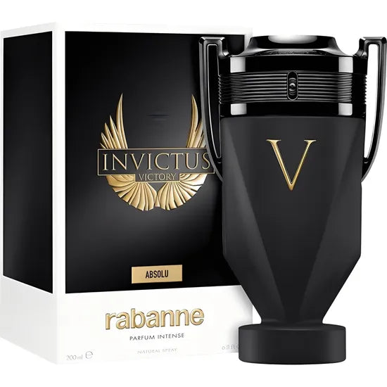 PERFUME  RABANNE INVICTUS VICTORY ABSOLU PARFUM INTENSE 200ML - MASCULINO