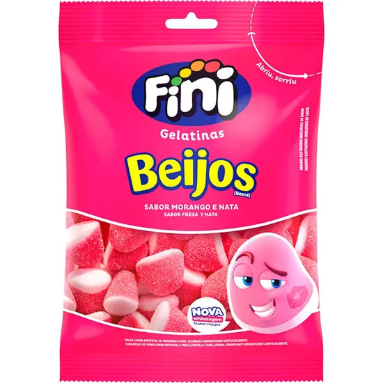 GOLOSINA FINI BESOS FRESA 80G Product
