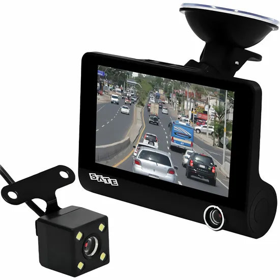 CAMARA P/AUTO C/PANTALLA SATELLITE A-DVR053 12MP/4""/USB/SD