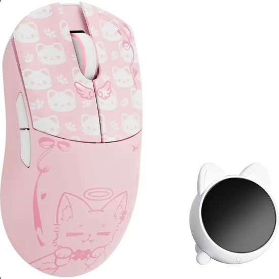 MOUSE WIRELESS WLMOUSE HUAN 8K 48G/PAW3950HS/OMRON OPTICALS/8K SCREEN DONGLE/PINKKO Product
