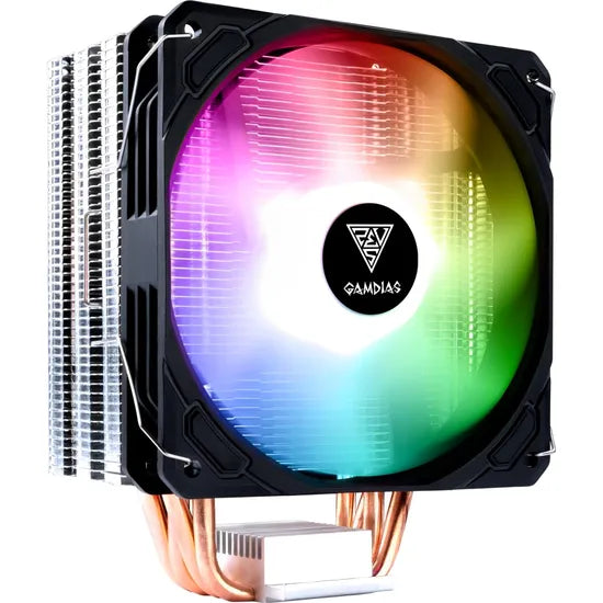 COOLER P/CPU GAMDIAS BOREAS E1-410 ARGB/120MM PWM/UNIVERSAL COMPATIBILITY/BLACK 1GTA.BR