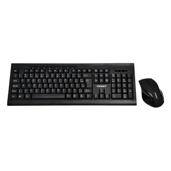 KIT TECLADO+MOUSE WIRELESS 2.4G SATELLITE AK-726G BLACK PORTUGUES