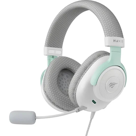 AURICULAR HAVIT HVGMH-H2230E-WHC GAMING 3.5MM CON MICRÓFONO GRAY/WHITE Product
