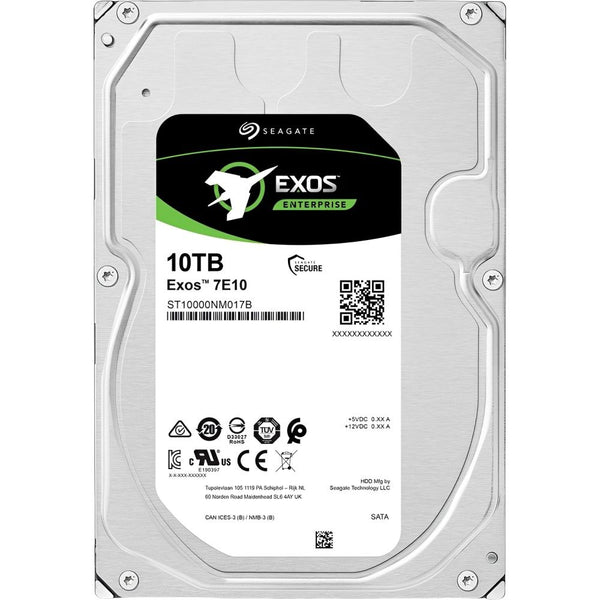 DISCO DURO 10TB INT 3.5" SATA3 SEAGATE EXOS ENTERPRISE 7200RPM 256MB ST10000NM017B
