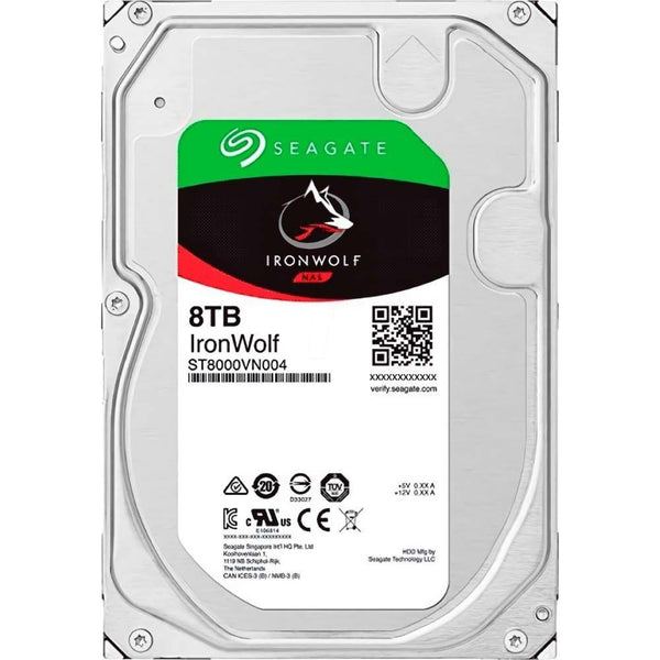 HD Seagate IronWolf NAS ST8000VN004 8TB 3.5" 7200RPM 256MB