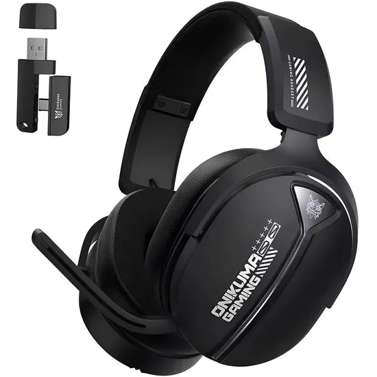 AURICULAR WIRELESS ONIKUMA GT887 GAMING RGB TRI-MODE/BT/2.4GHZ/MIC/BLACK