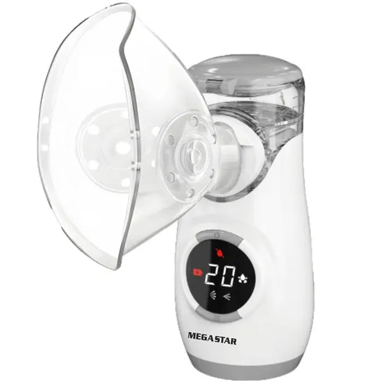 NEBULIZADOR MEGA STAR MY126A 20ML PORTATIL/RECARGABLE