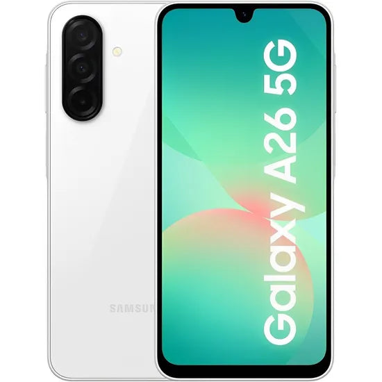 CEL SAMSUNG A26 SM-A266M/DS 256GB/8GB RAM 5G WHITE 1GTA.PY-AR-UY Product